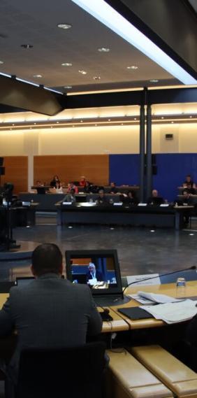 Vue de l'hémicycle de la salle des délibérations