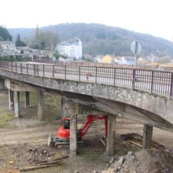 Démolition du viaduc d'Herserange