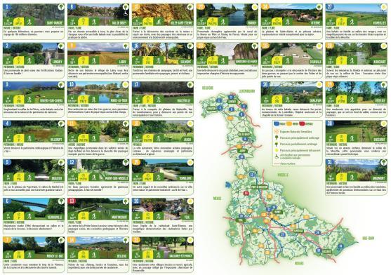 Les 31 nouveaux itinéraires de randonnées - Agrandir l'image, fenêtre modale